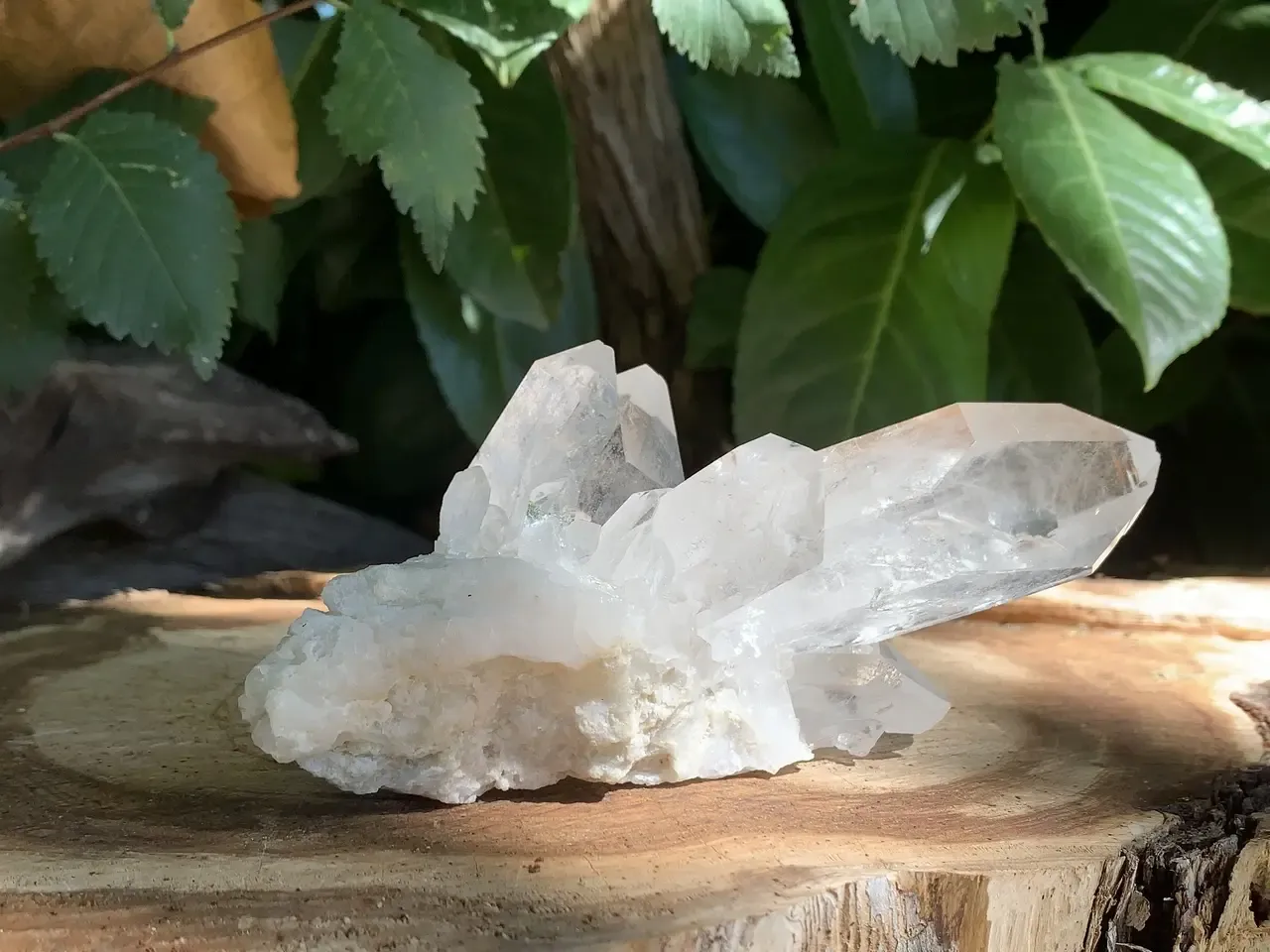 Amas Quartz hyalin naturel — Brésil