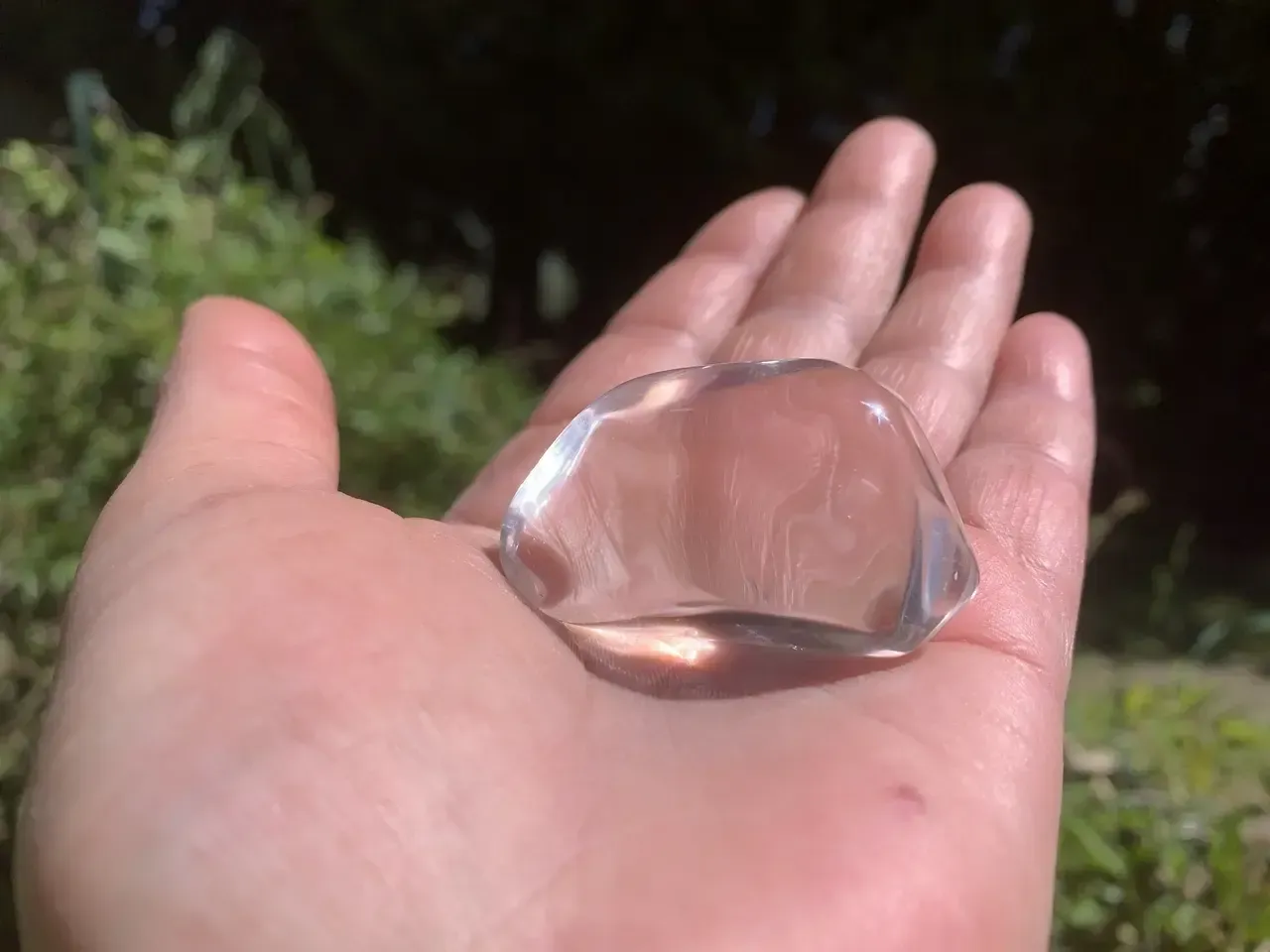 Cristal de roche naturel (Quartz hyalin) — Brésil