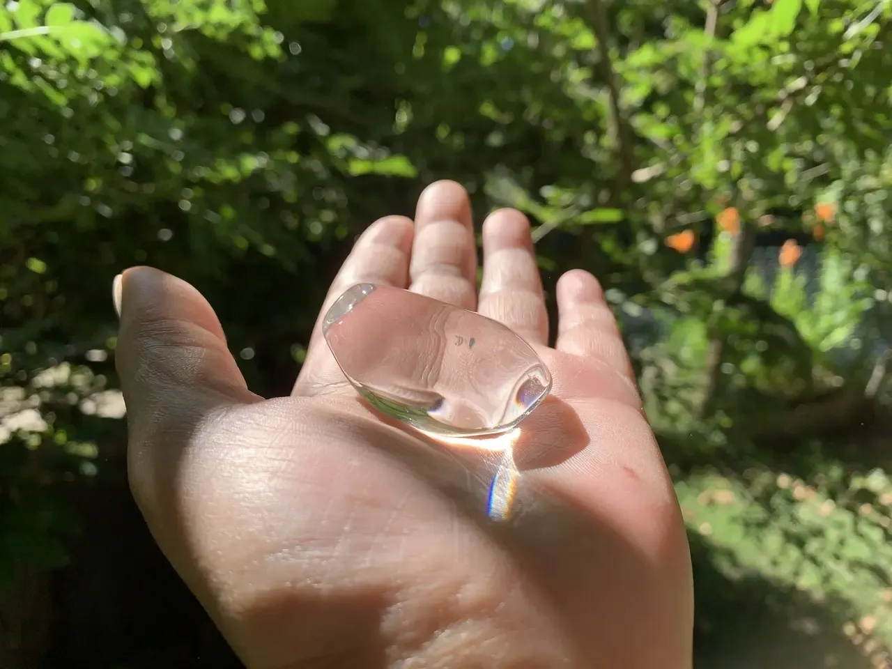 Cristal de roche naturel (Quartz hyalin) — Brésil