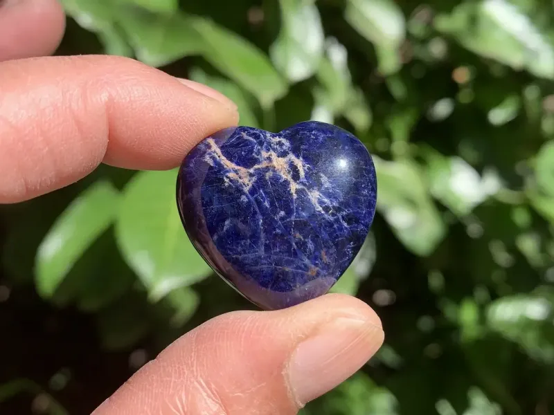 Cœur Sodalite naturelle – pièce unique