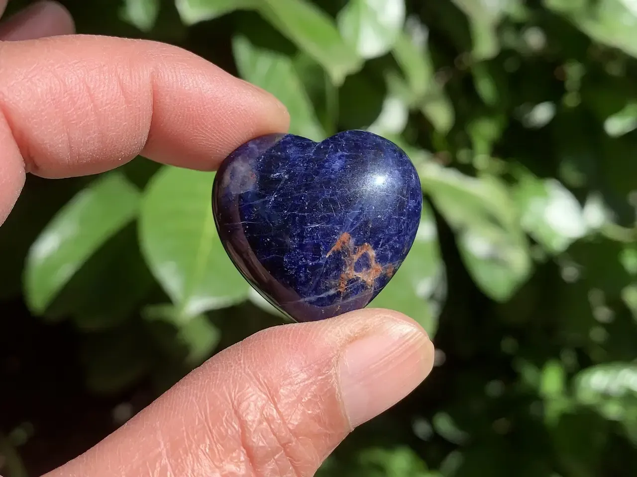 Cœur Sodalite naturelle – pièce unique