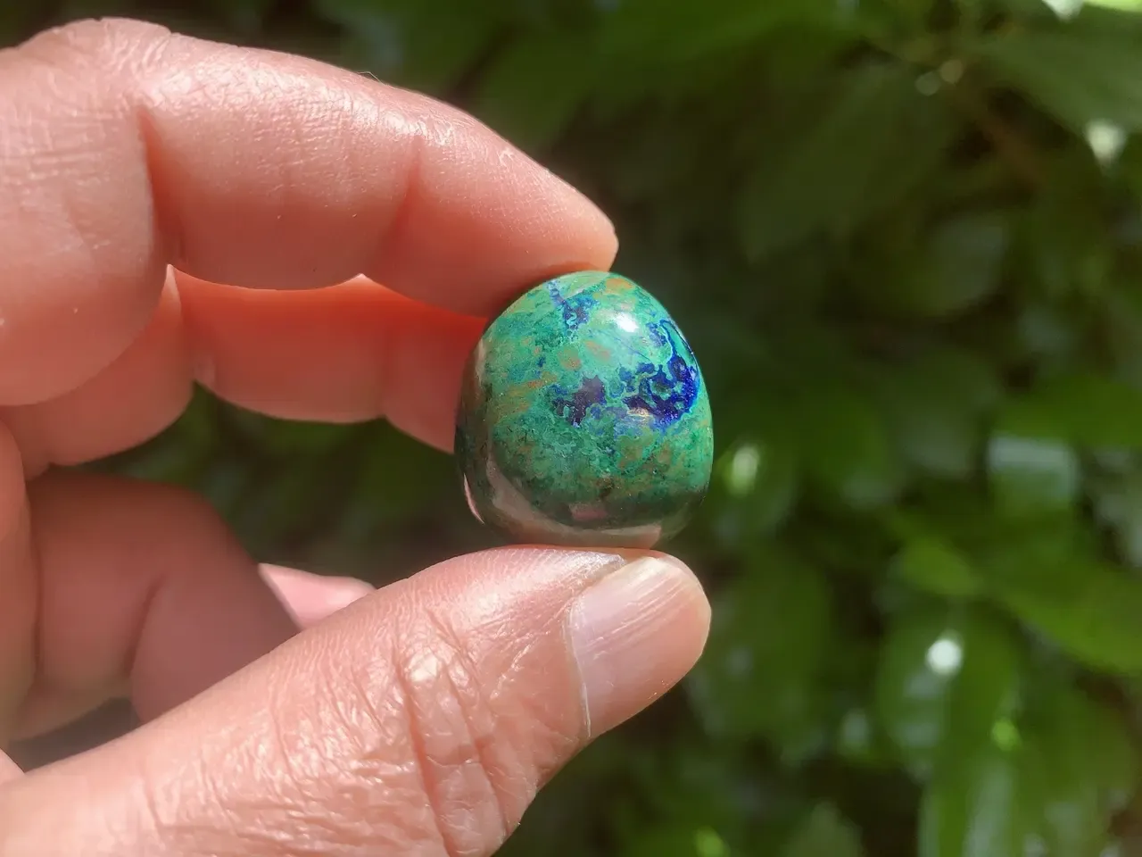 Malachite-Azurite naturelle — Pérou