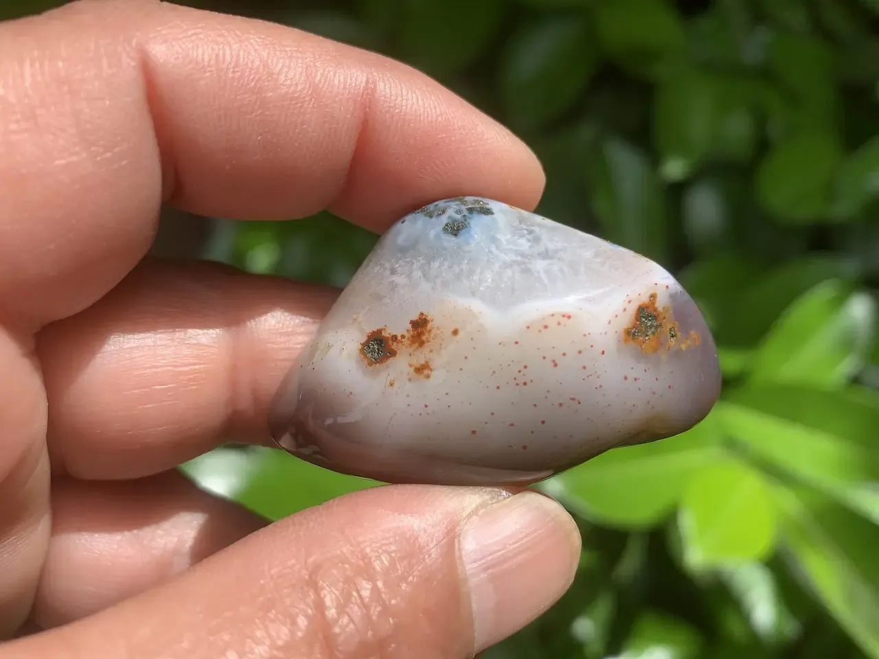 Agate naturelle cristallisée — Botswana (Afrique Australe)