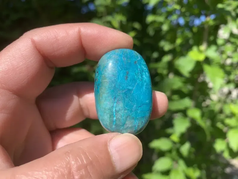 Chrysocolle-Shattuckite naturelle — Namibie