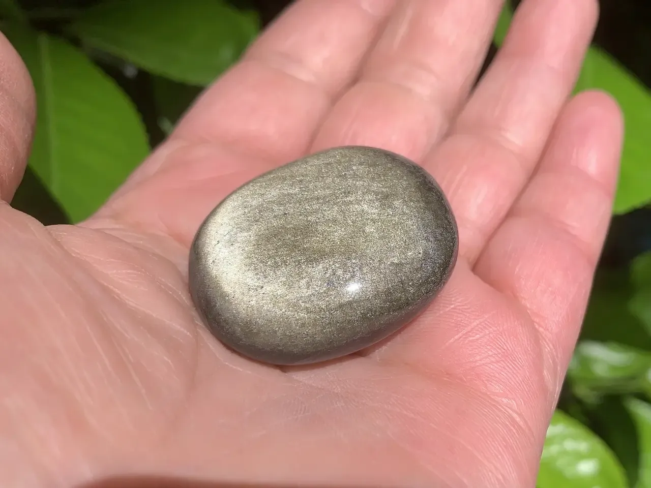 Galet Obsidienne dorée naturelle — Mexique