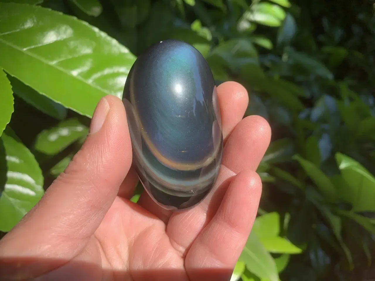 Galet Obsidienne œil céleste — Mexique