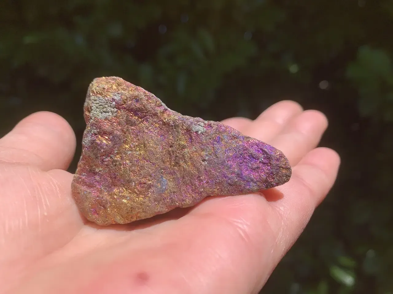 Chalcopyrite naturelle — Minéral brut du Maroc