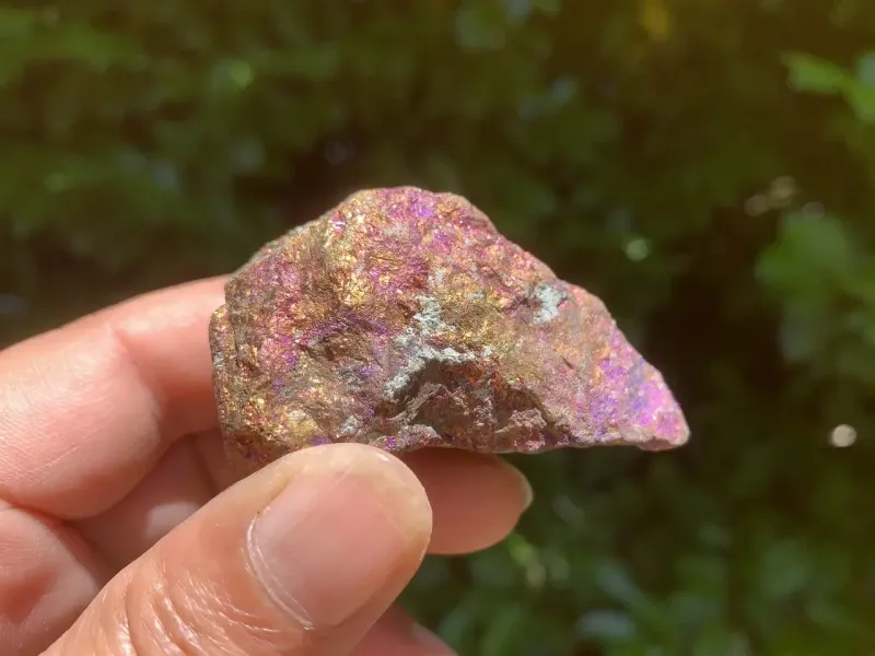 Chalcopyrite naturelle — Minéral brut du Maroc