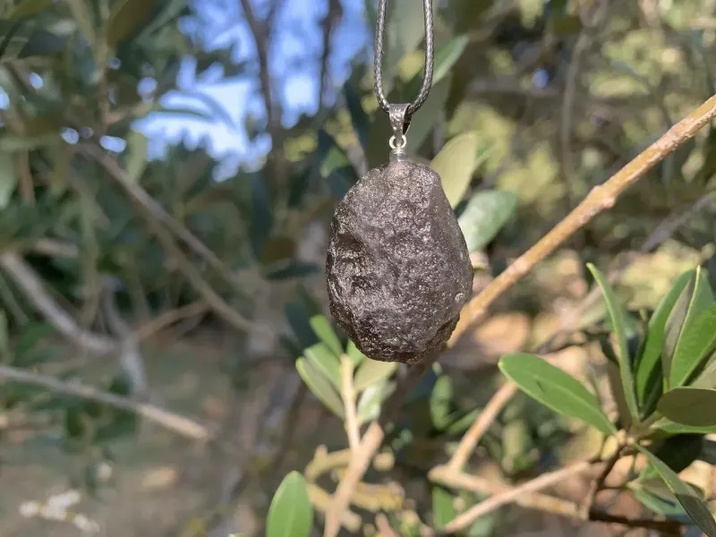Pendentif Tectite de Thaïlande – Qualité AA