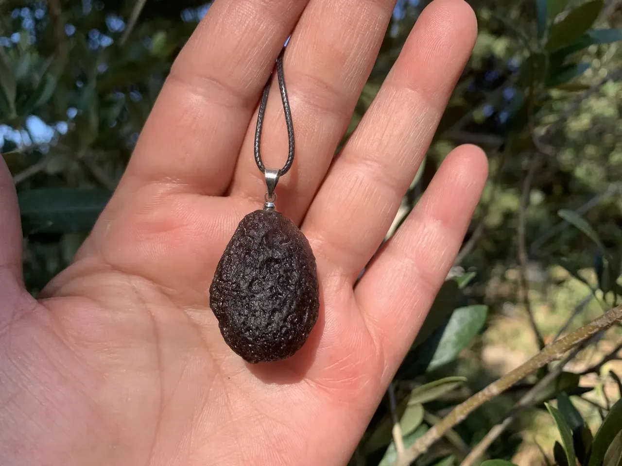 Pendentif Tectite de Thaïlande – Qualité AA