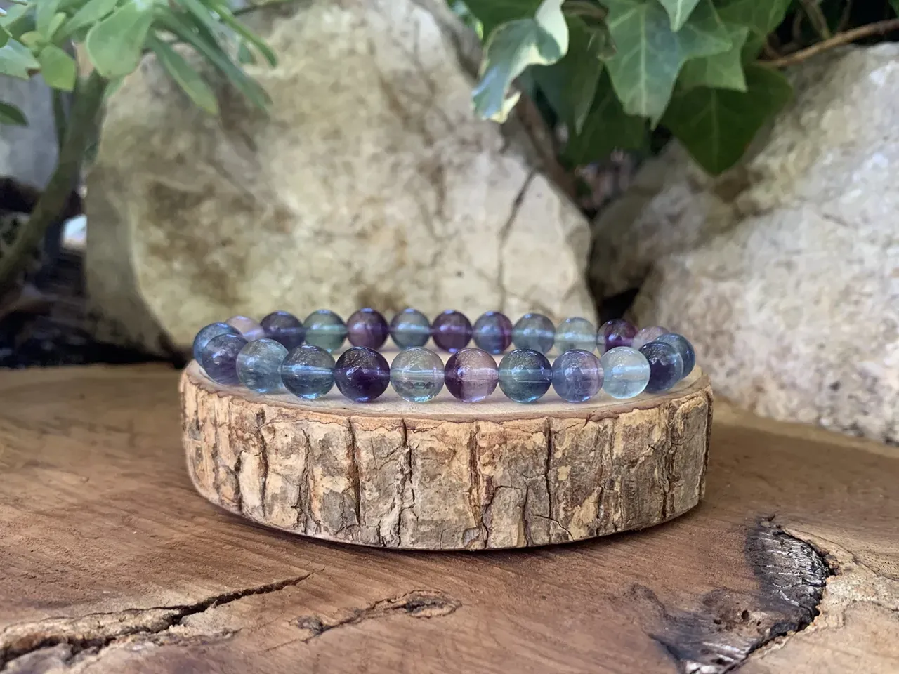 Bracelet Fluorine multicolore naturelle AA+