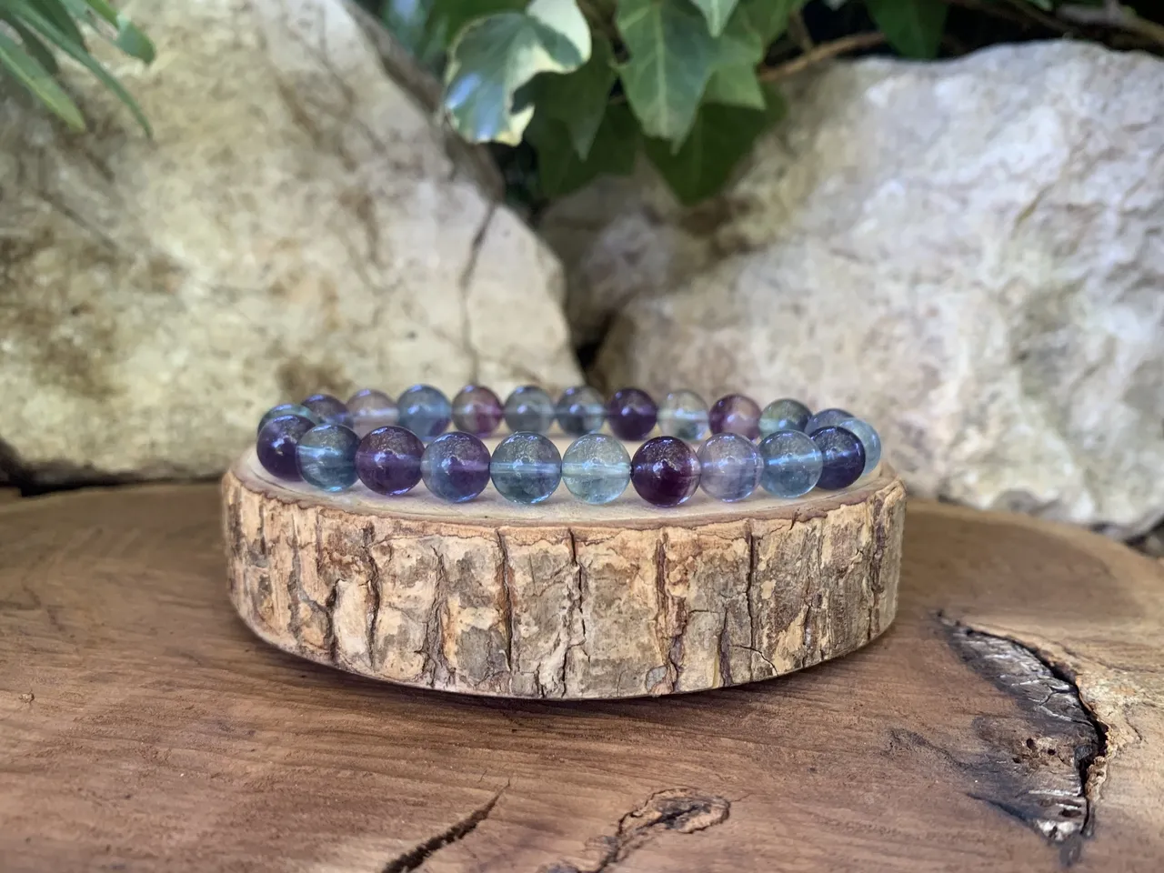 Bracelet Fluorine multicolore naturelle AA+