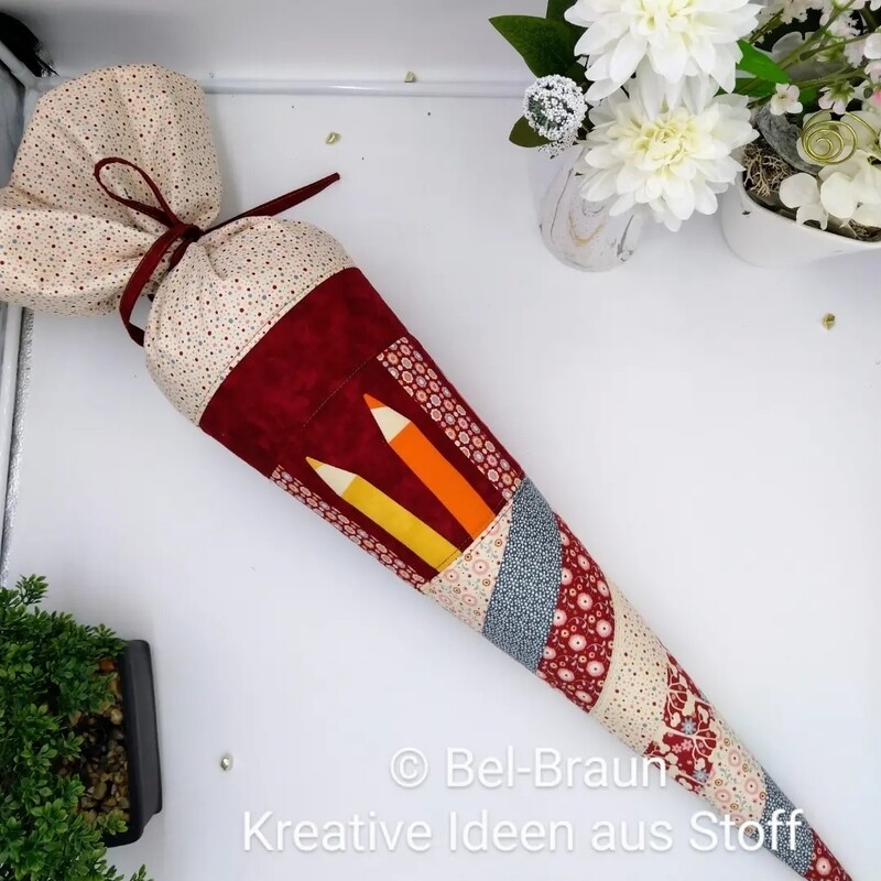 Schultüte , Patchwork 