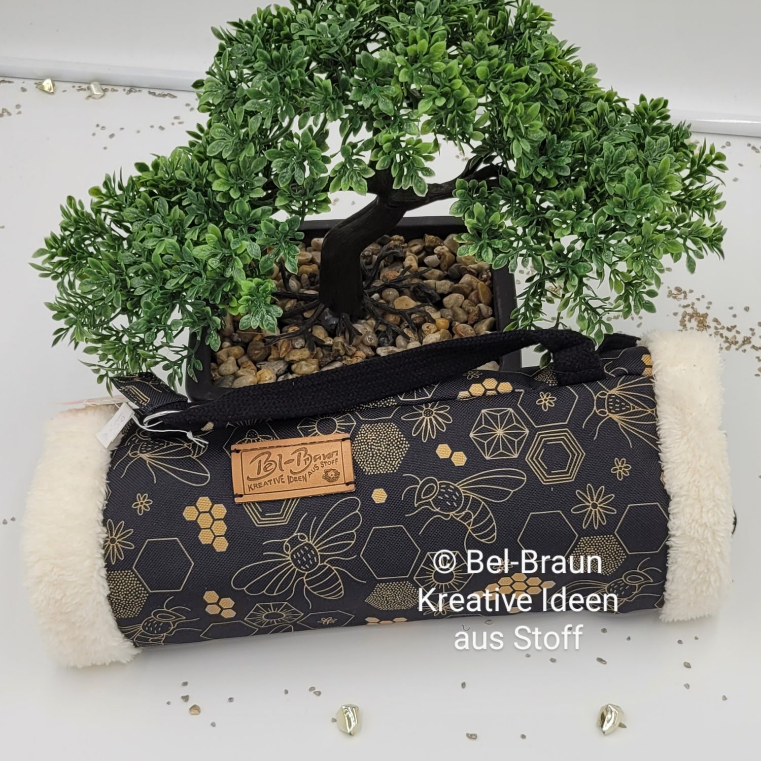 Handmuff für Kinder - Bienen