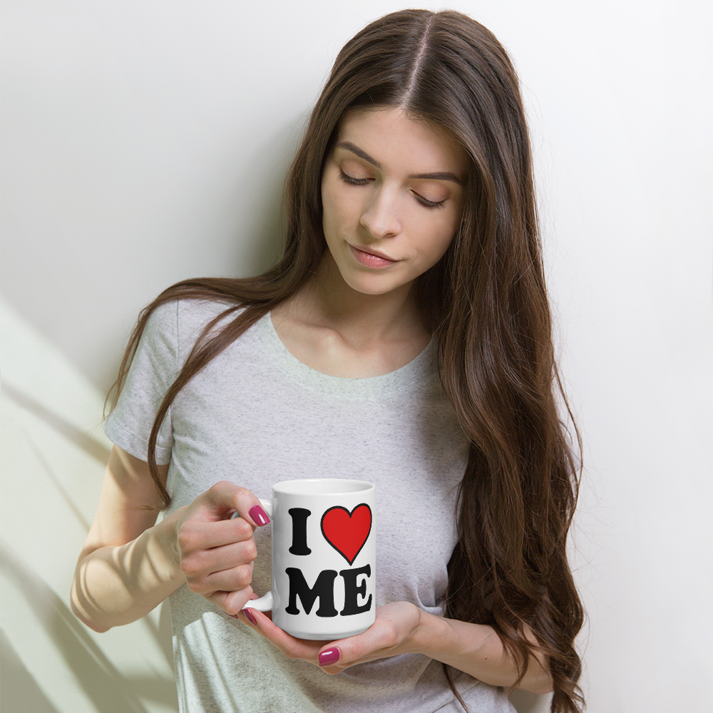 I Love (Heart) Me Mug (14oz) FREE Shipping