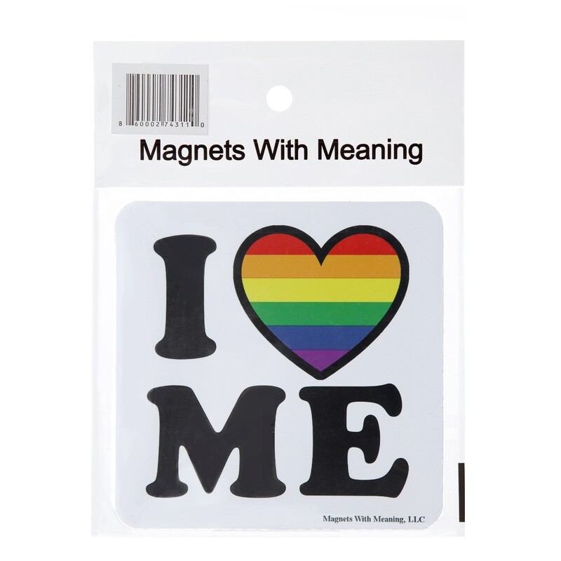 I Love ME with Rainbow Heart