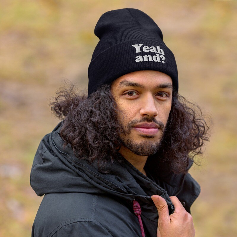Yeah And Cuffed Beanie by the Fritz
