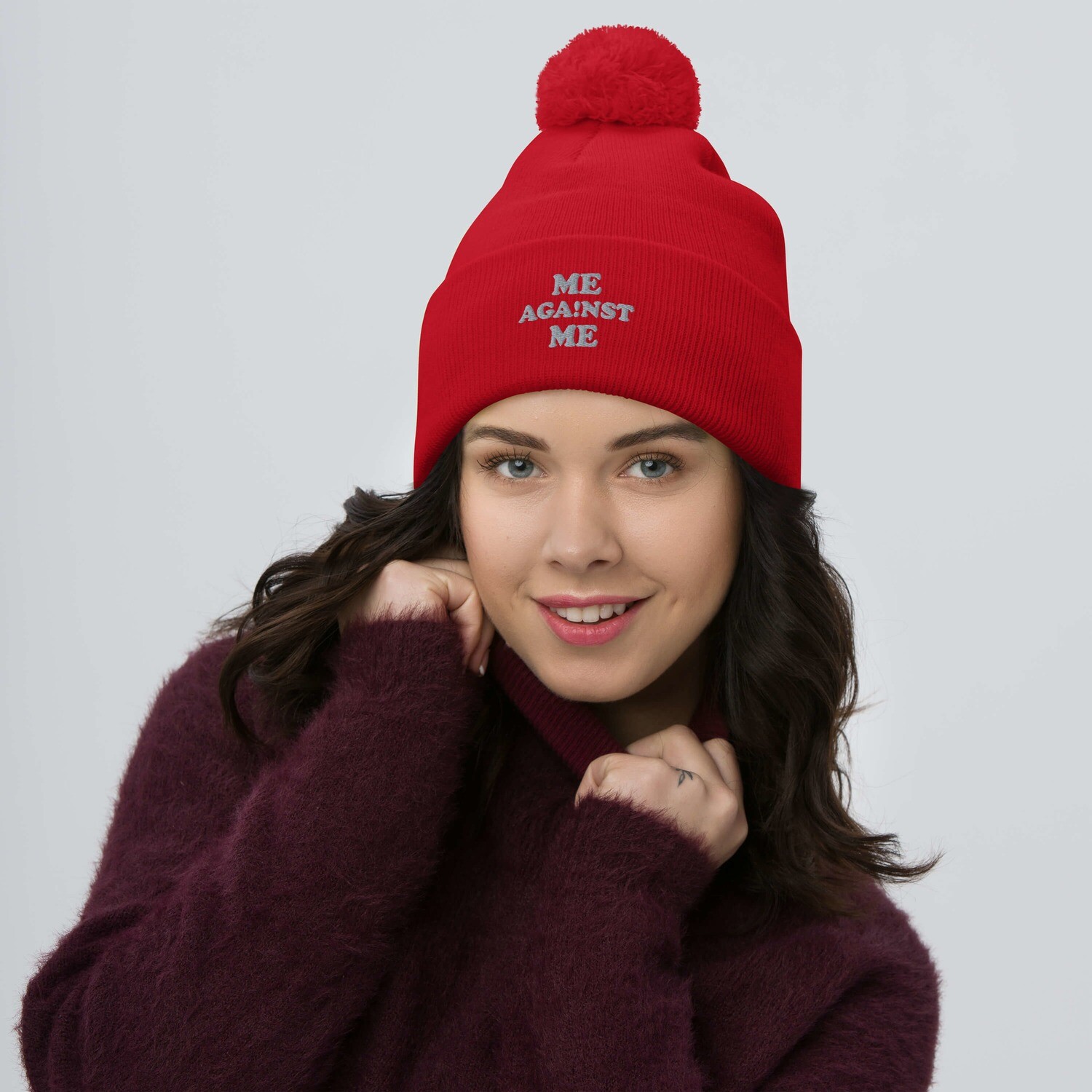 Me Aga!nst Me Pom-Pom Beanie by the Fritz