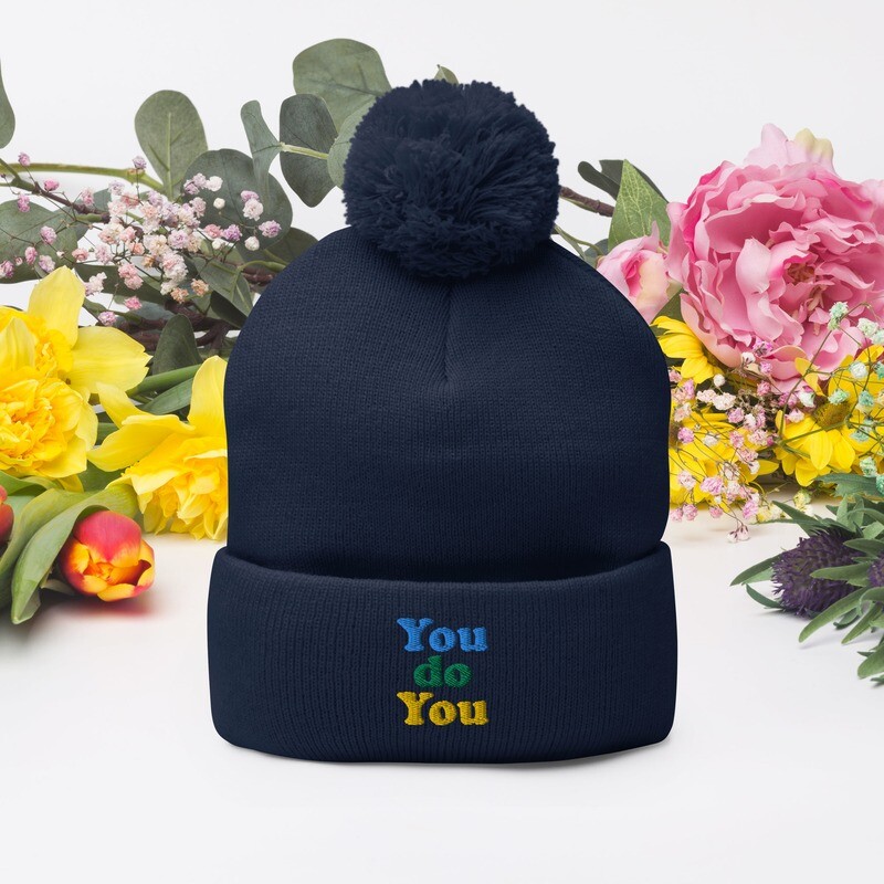 You Do You Pom-Pom Beanie by the Fritz