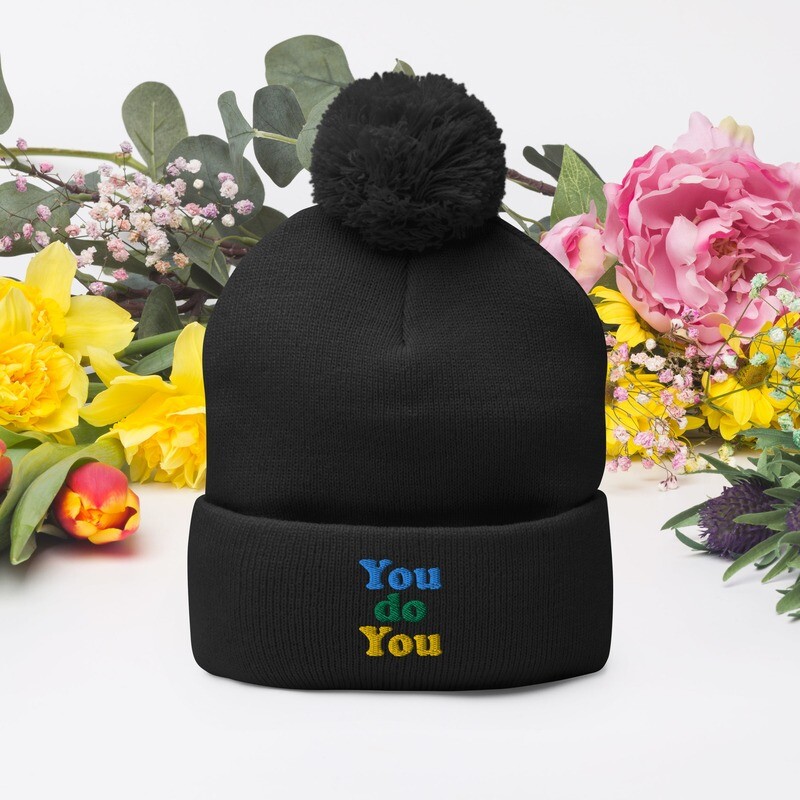 You Do You Pom-Pom Beanie by the Fritz