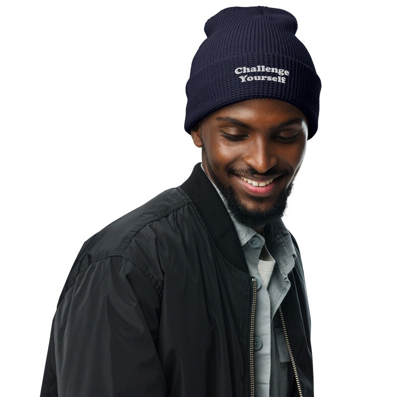 Challenge Yourself Waffle beanie