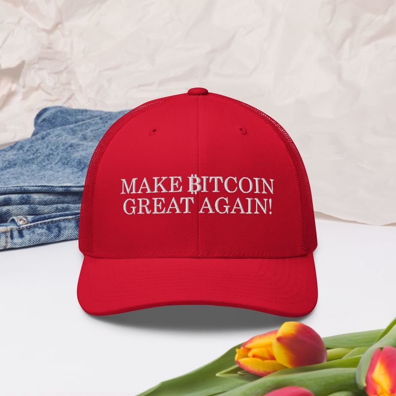 Make Bitcoin Great Again Trucker Cap