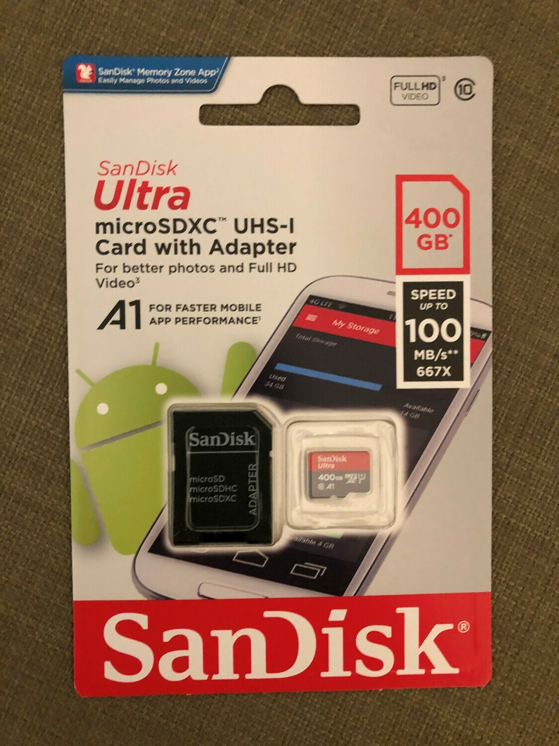 SANDISK MICRO SD CARD ULTRA 400GB