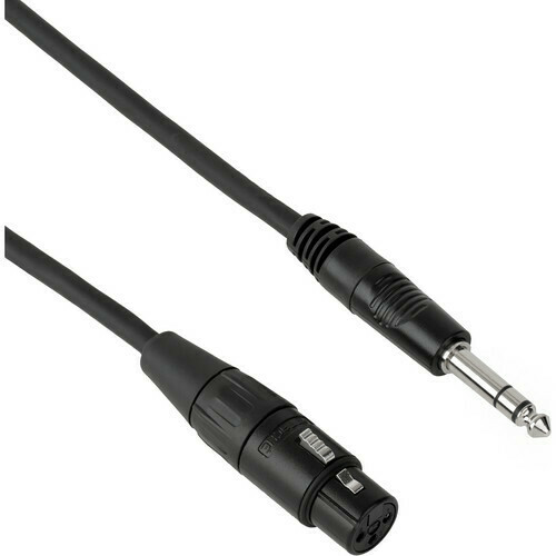 Pearstone PM Series 1/4" TRS Male to XLR Female Professional Interconnect Cable (25')