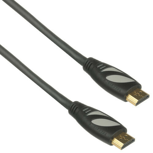 Pearstone HDA-115 High-Speed HDMI Cable with Ethernet (Black, 10')