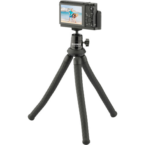 MAGNUS FT-05 MINIFLEX FLEXIBLE TRIPOD WITH BALL HEAD AND SMARTPHONE ADAPTER