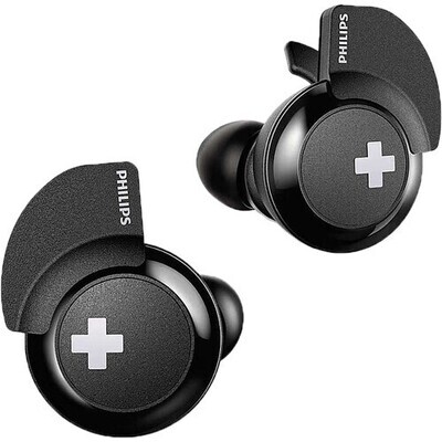 Philips BASS+ True Wireless In-Ear Headphones (Black)