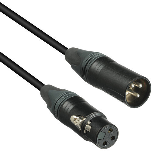 Kopul Premium Performance 3000 Series XLR Male to XLR Female Microphone Cable (100&#39;, Black)
