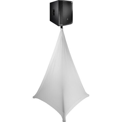 SPEAKER AND LIGHTING STAND SKIRT KIT (2-PACK, WHITE)