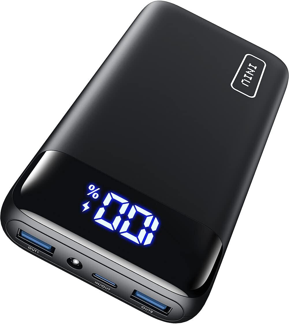 Portable Charger, 22.5W 20000mAh USB C in & Out Power Bank Fast Charging, PD 3.0+QC 4.0 LED Display