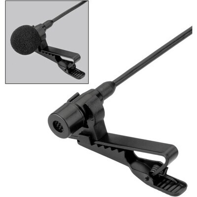 Lavalier Microphone with USB Type-C Connector and Headphone Jack for Smartphones, Tablets - NEW