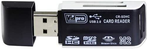 Vidpro 4-in-1 USB  Card Reader