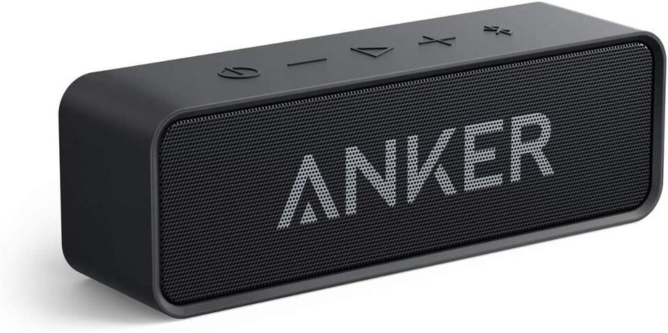 ANKER SOUNDCORE BLUETOOTH SPEAKER WITH IPX5 WATERPROOF, STEREO SOUND, 24H PLAYTIME
