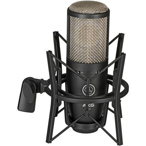 AKG P220 Large-Diaphragm Cardioid Condenser Microphone (Black)