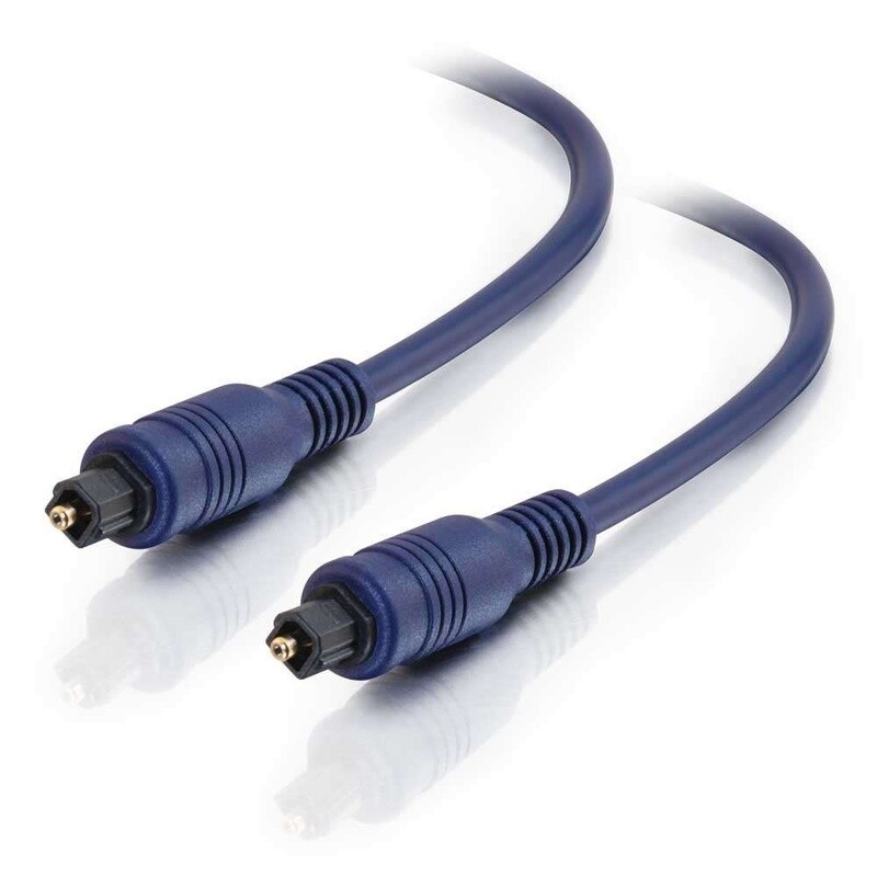 C2G 6.6ft (2m) Velocity™ TOSLINK® Optical Digital Cable