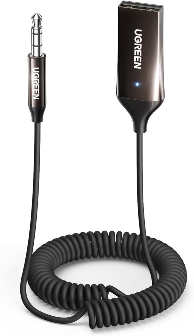 UGREEN Aux to Bluetooth 5.3 Adapter 3.5mm Bluetooth Receiver