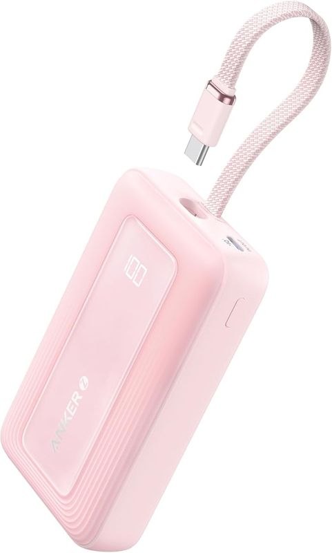 Anker Portable Charger, 10,000mAh 30W Power Bank, USB-C in and Out Fast Charging Battery Pack