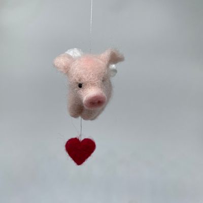 Schweinchen mit Herz