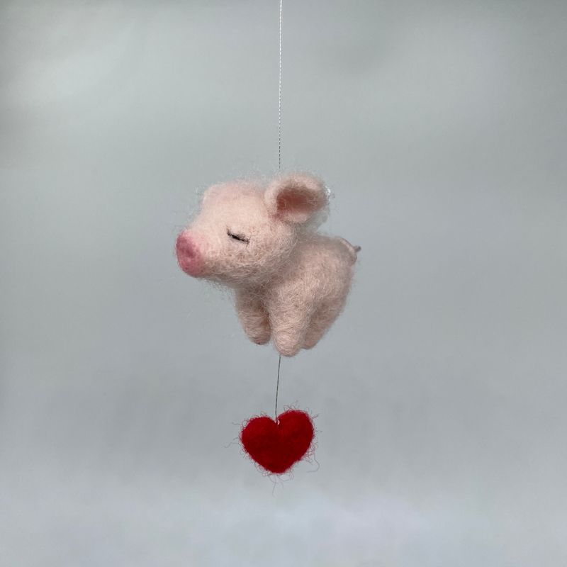 Schweinchen mit Herz