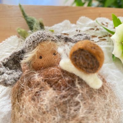 Frühlings Dekoration mit Osterhäsli