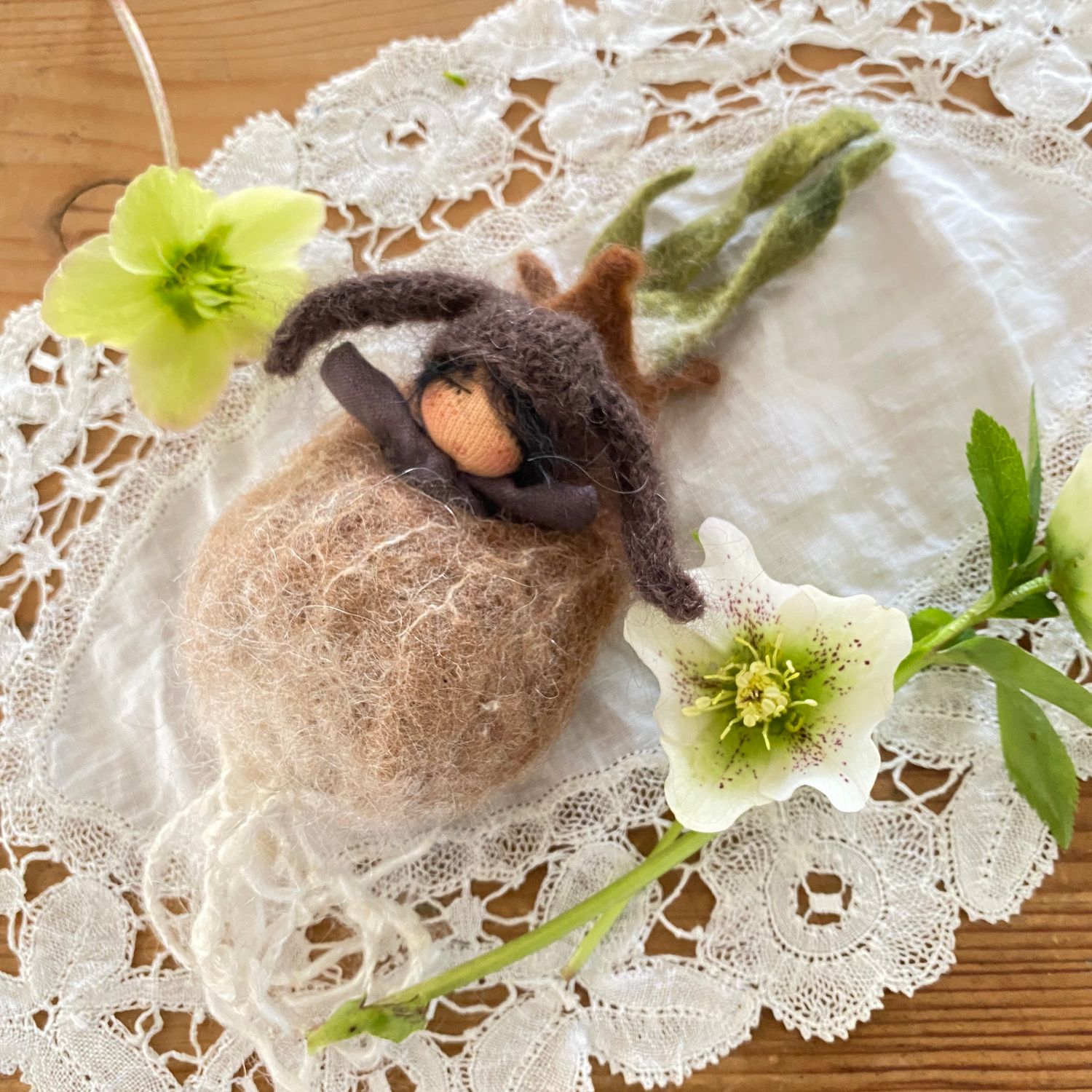 Frühlings Dekoration mit Osterhäsli