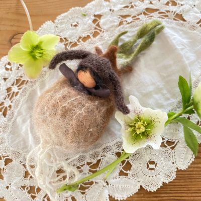 Frühlings Dekoration mit Osterhäsli