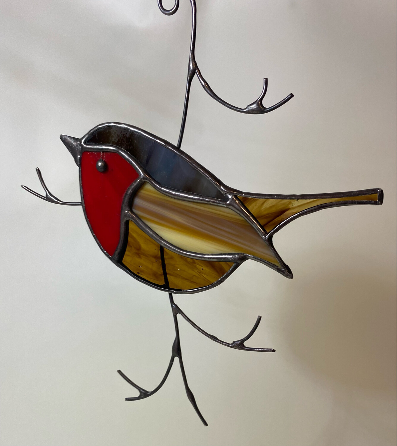 Stained Glass Robin