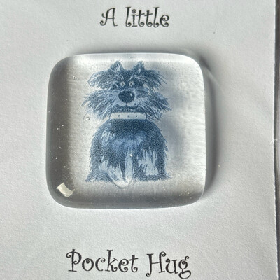 Black Dog Pocket Hug
