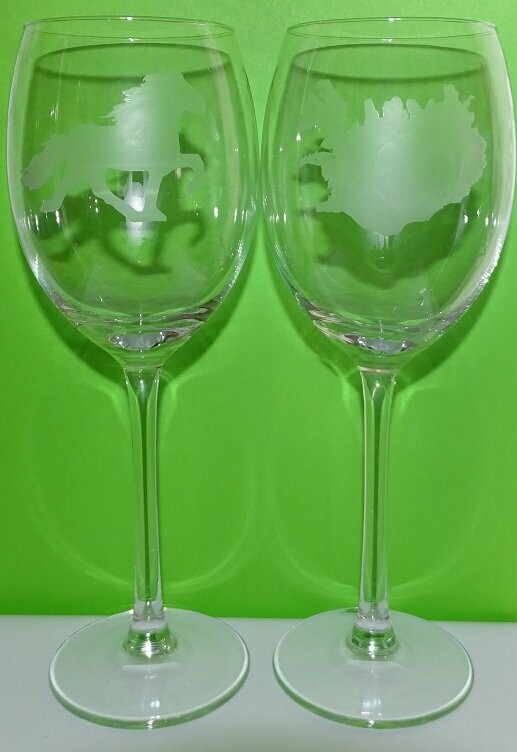 Weißweingläser aus Kristallglas Hvitur 320 ml