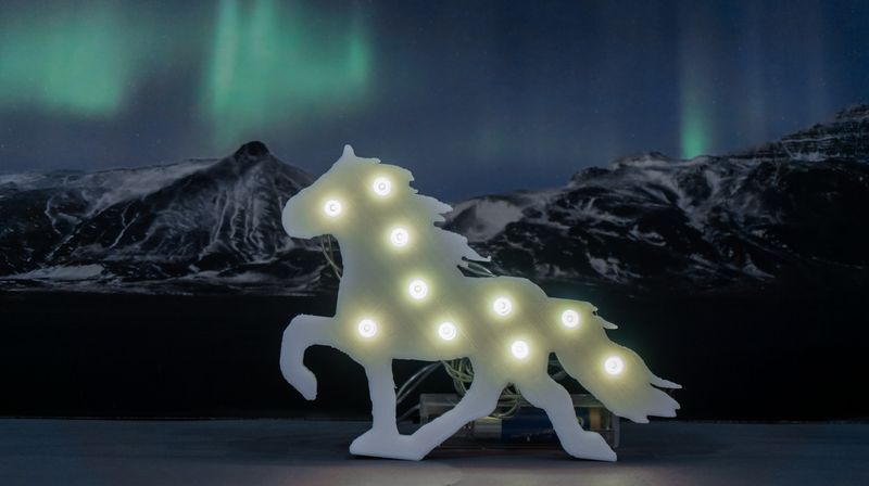 Deko- Lampe Tölt